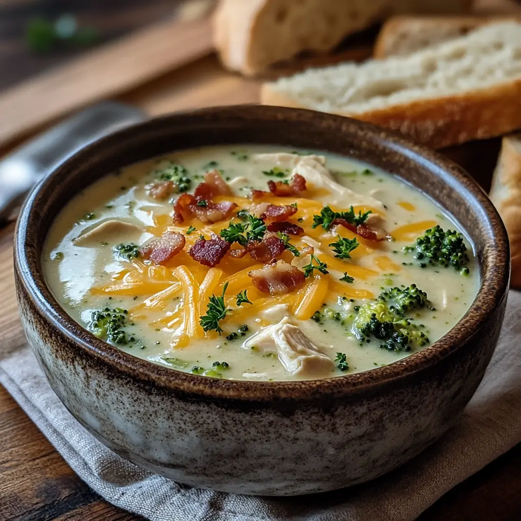 chicken broccoli cheddar soup