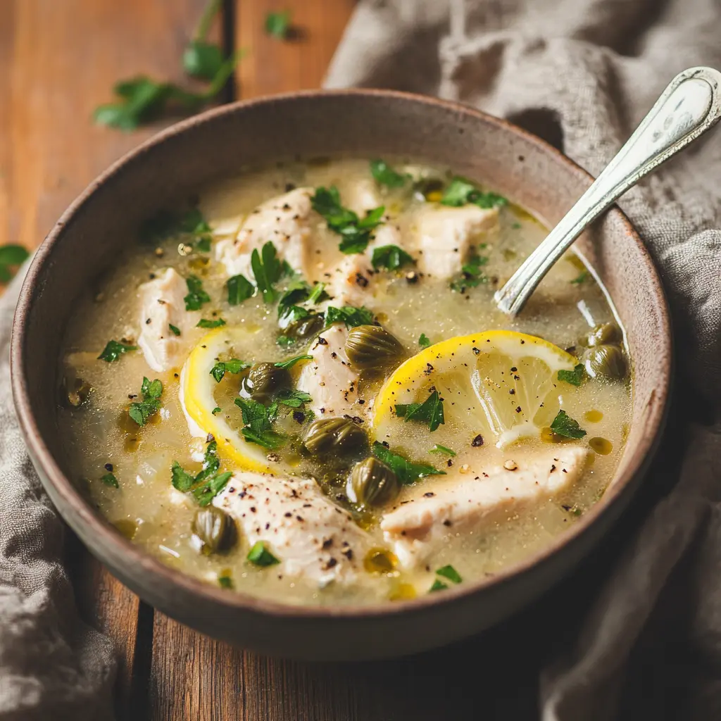 chicken piccata soup​