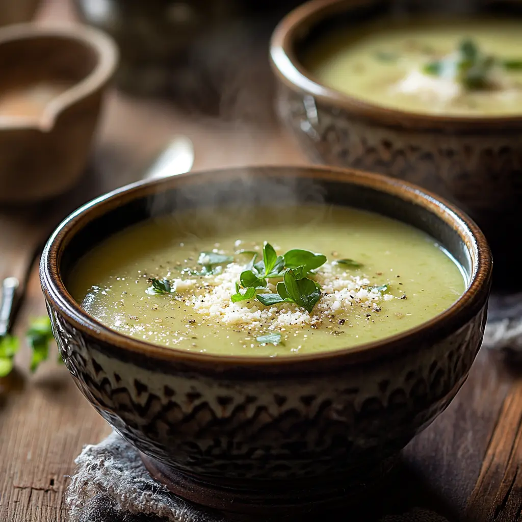 artichoke asparagus soup​