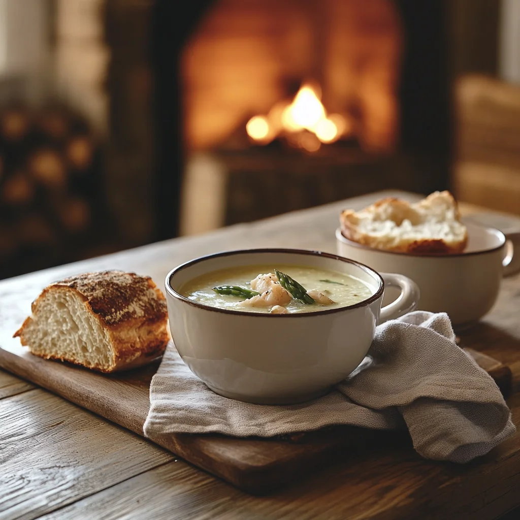 Crab Asparagus Soup Recipe