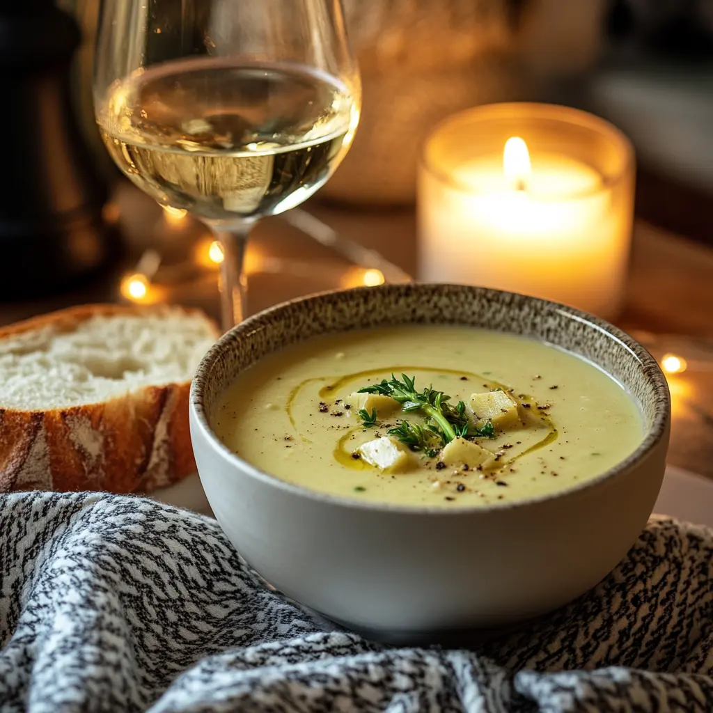 artichoke asparagus soup​