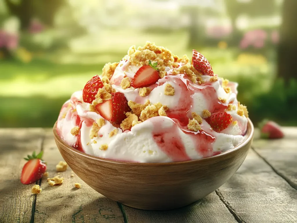 strawberry shortcake ice cream