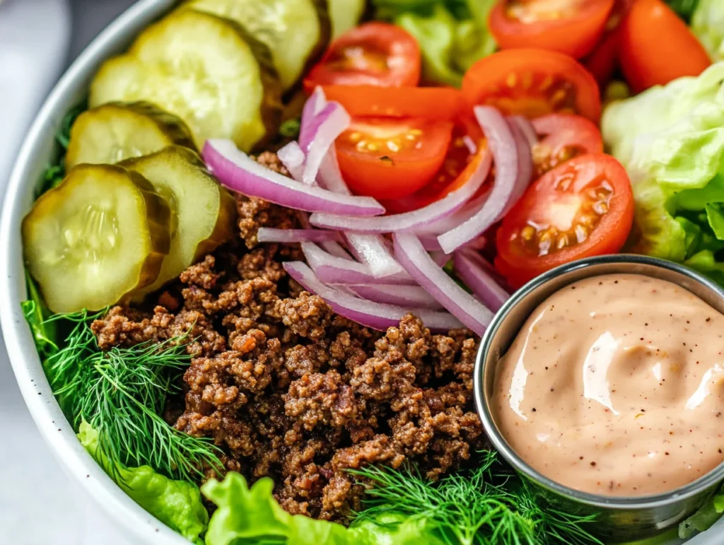 Burger bowl recipe