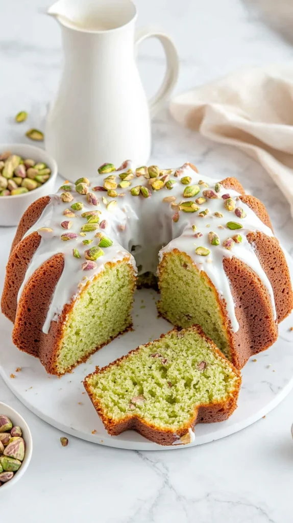 Pistachio Bundt Cake